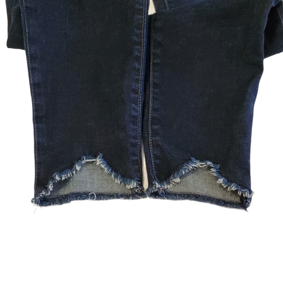 KUT FROM THE KLOTH | CONNIE ANKLE STEP HEM DARK WASH DENIM BLUE SKINNY JEANS 00 - Picture 10 of 17